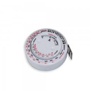 Round BMI Calculator Measure Tape