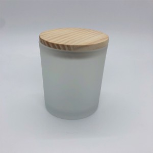 Frosting Class Tea Light Candle Jar